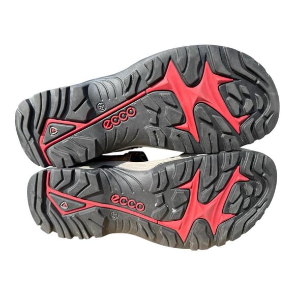 Ecco Brown and Black Men's Sandals - Picture 6 of 6